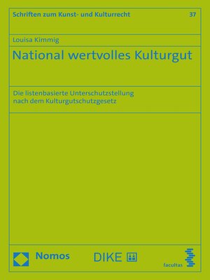 cover image of National wertvolles Kulturgut